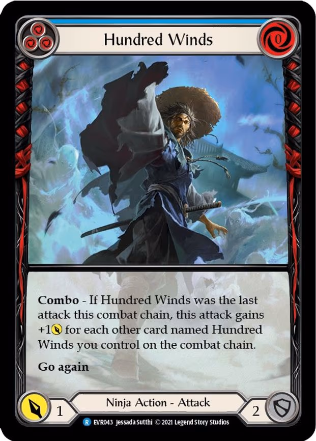 Hundred Winds (Blue) - Rare (EVR043)