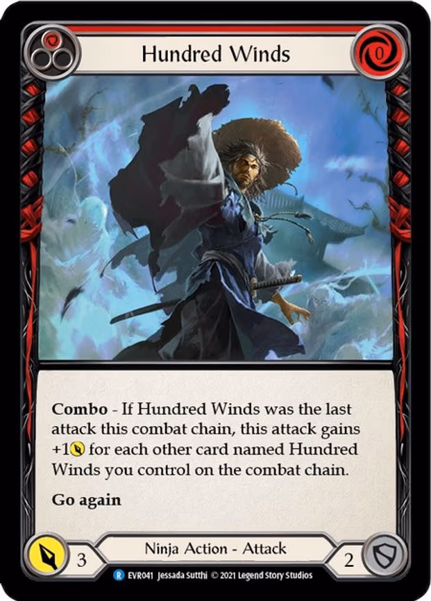 Hundred Winds (Red) - Rare (EVR041)