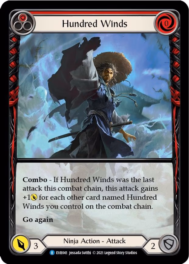 Hundred Winds (Red) - Rare (EVR041)