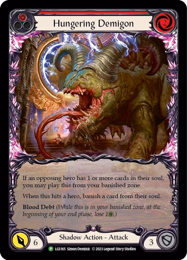 Hungering Demigon (Red) - Promo (LGS165)