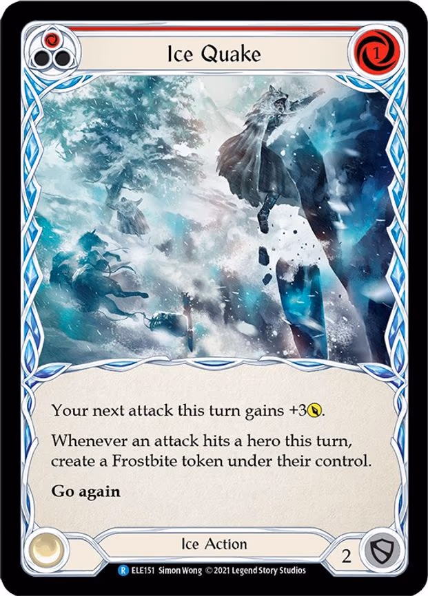 Ice Quake (Red) - Rare (ELE151)