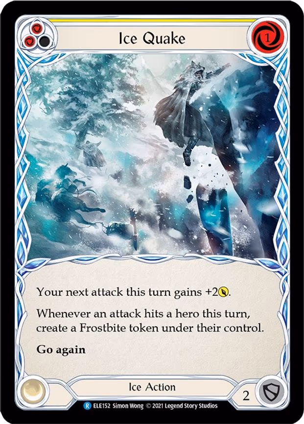 Ice Quake (Yellow) - Rare (ELE152)