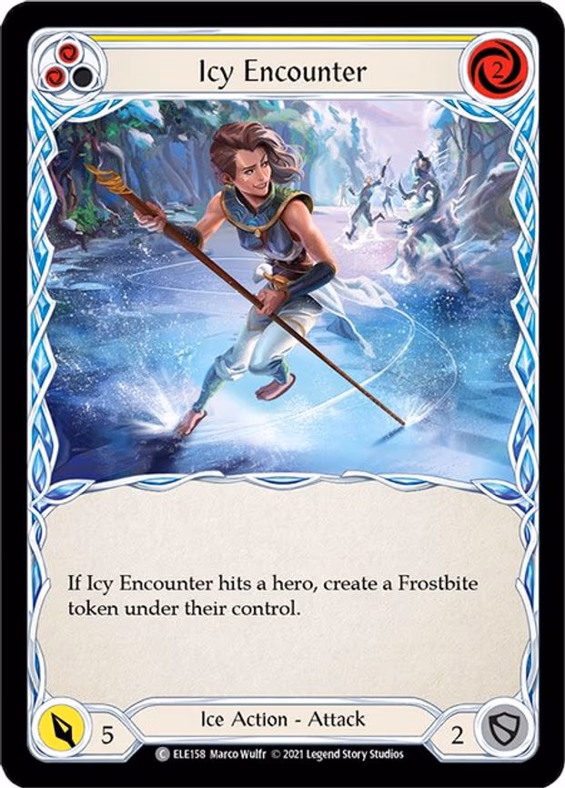 Icy Encounter (Yellow) - Common (ELE158)