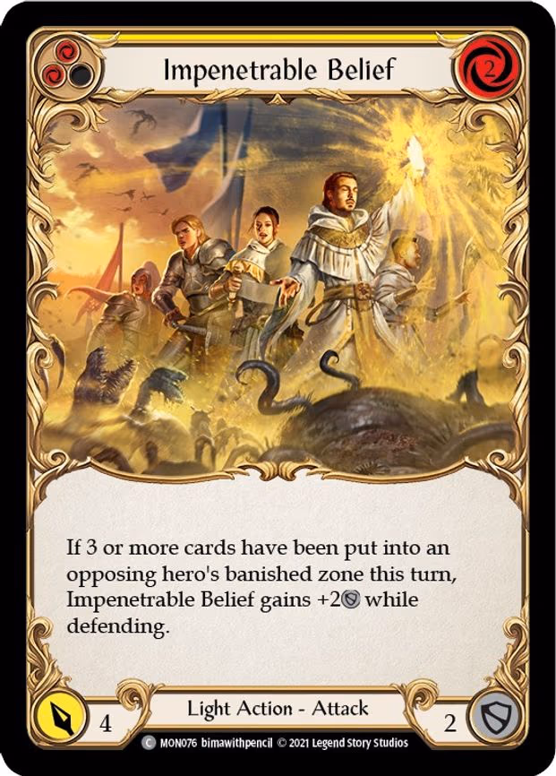 Impenetrable Belief (Yellow) - Common (MON076)