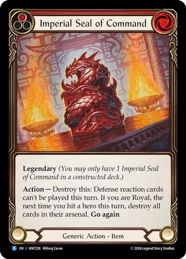Imperial Seal of Command - Rare (HNT228)