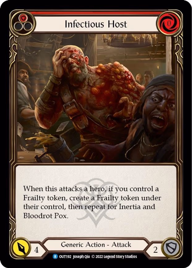 Infectious Host (Red) - Rare (OUT192)