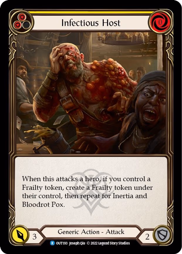 Infectious Host (Yellow) - Rare (OUT193)