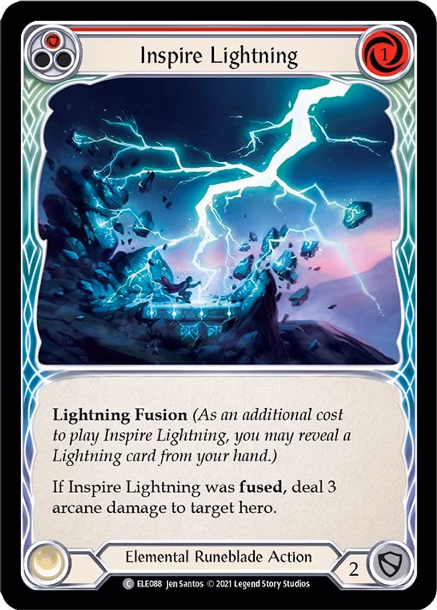 Inspire Lightning (Red) - Common (ELE088)