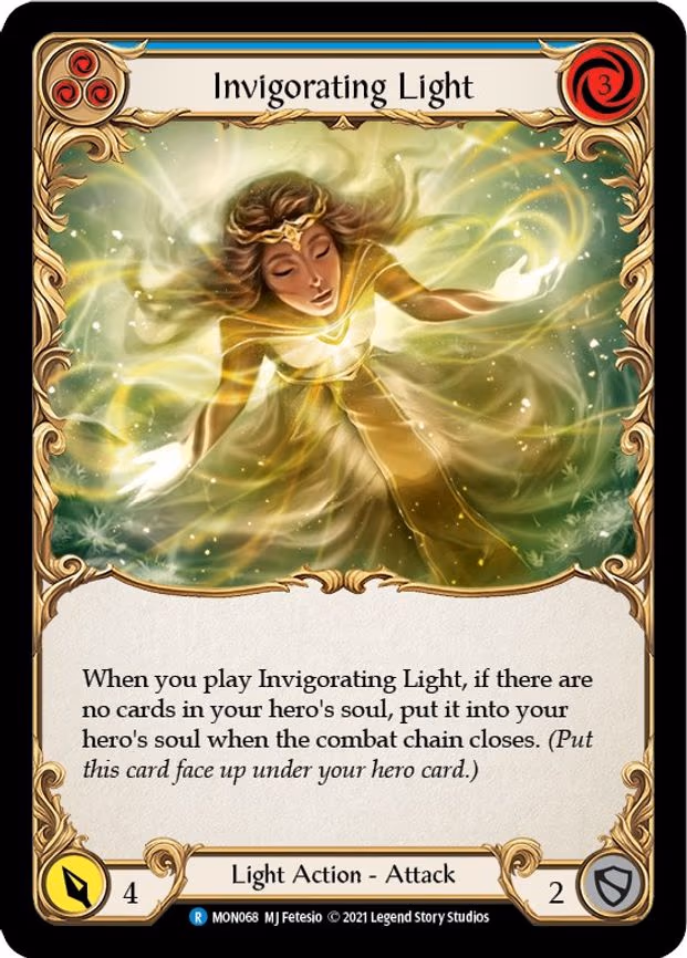 Invigorating Light (Blue) - Rare (MON068)