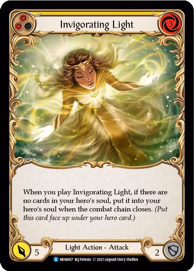 Invigorating Light (Yellow) - Rare (MON067)