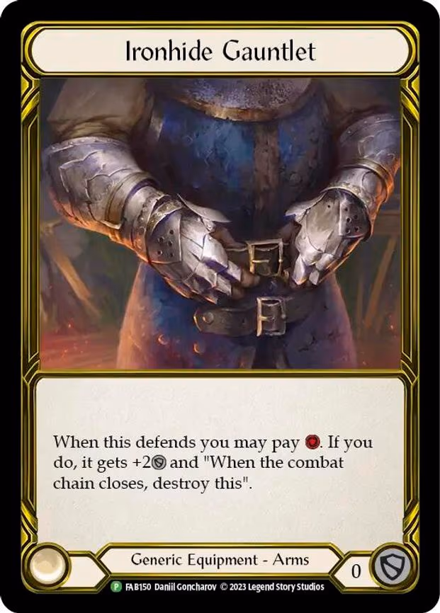 Ironhide Gauntlet (Golden) - Promo (FAB150)