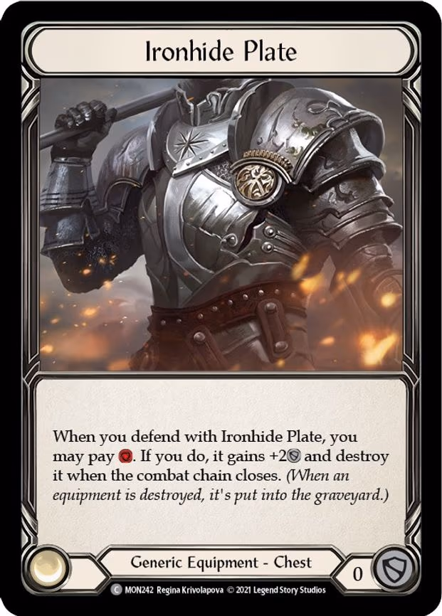 Ironhide Plate - Common (MON242)