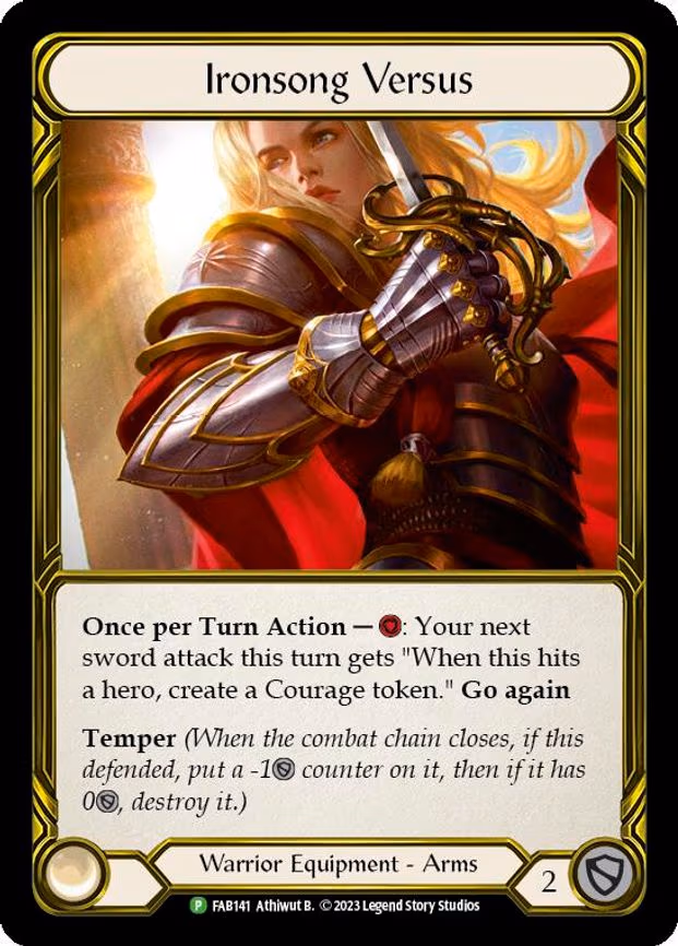 Ironsong Versus (Golden) - Promo (FAB141)
