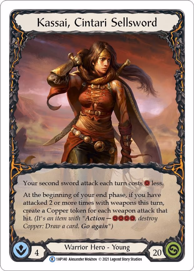 Kassai, Cintari Sellsword - Rare (1HP140)