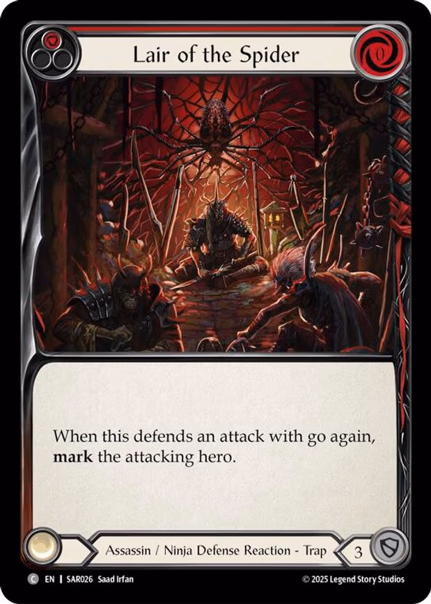 Lair of the Spider - Common (SAR026)