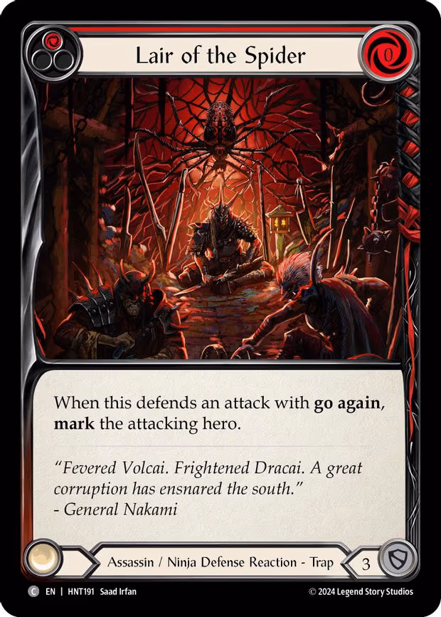 Lair of the Spider (Red)