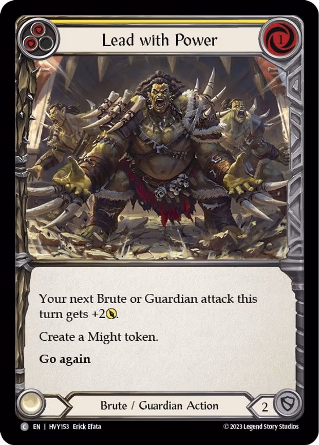Lead with Power (Yellow) - Common (HVY153)