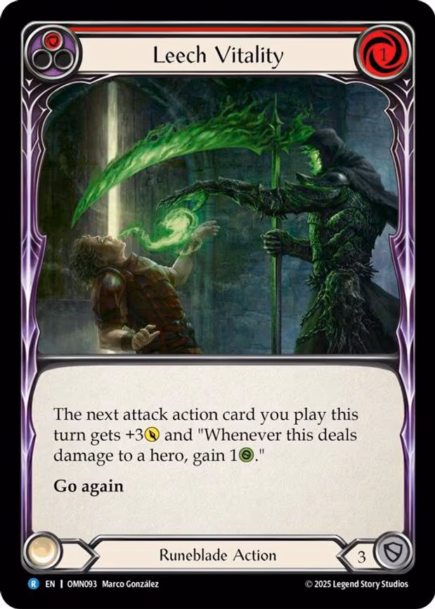 Leech Vitality (Red) - Rare (OMN093)