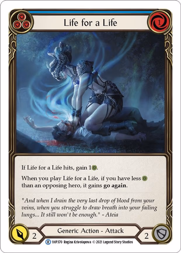 Life for a Life (Blue) - Rare (1HP370)