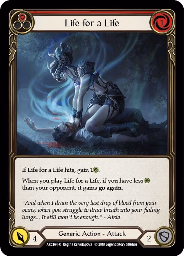 Life for a Life (Red) - Rare (ARC164)