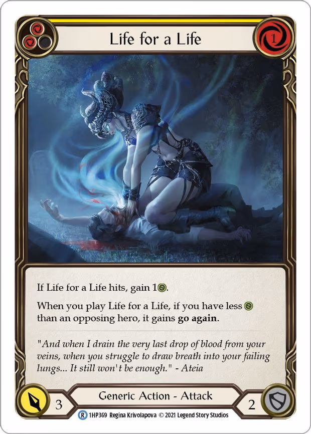 Life for a Life (Yellow) - Rare (1HP369)