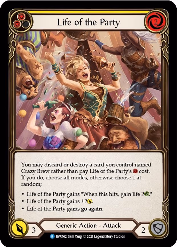 Life of the Party (Yellow) - Rare (EVR162)