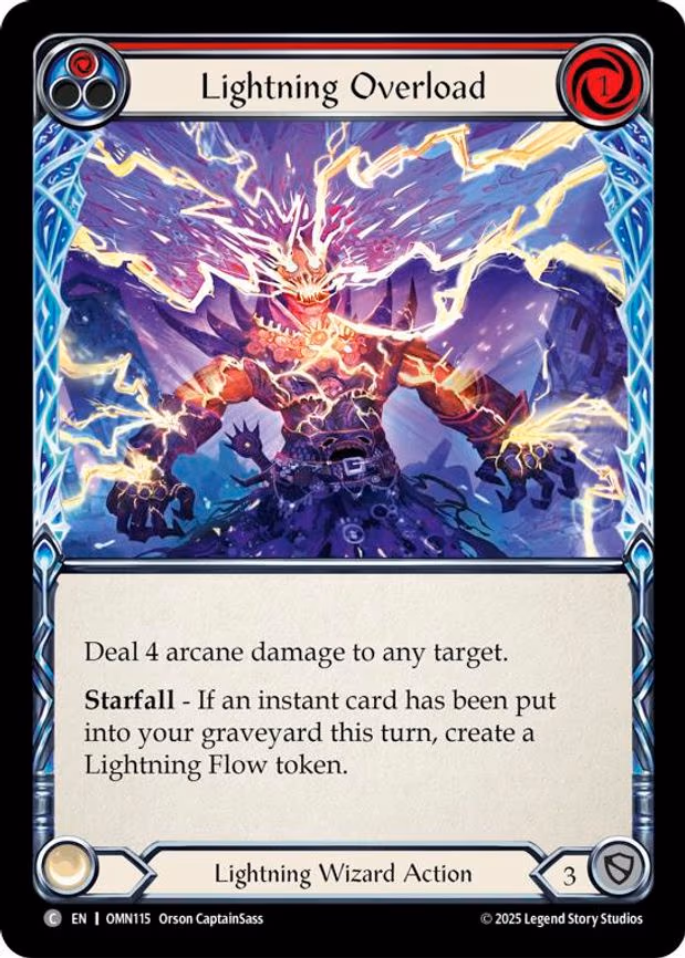 Lightning Overload (Red) - Common (OMN115)