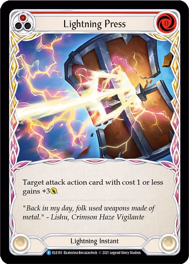 Lightning Press (Red)