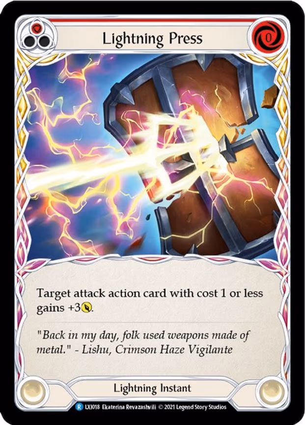 Lightning Press (Red)