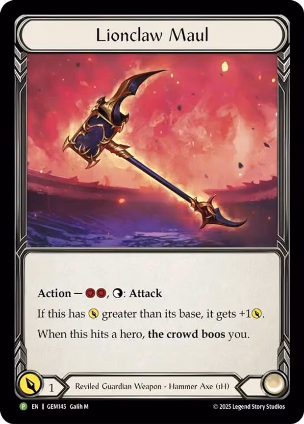 Lionclaw Maul - Promo (GEM145)