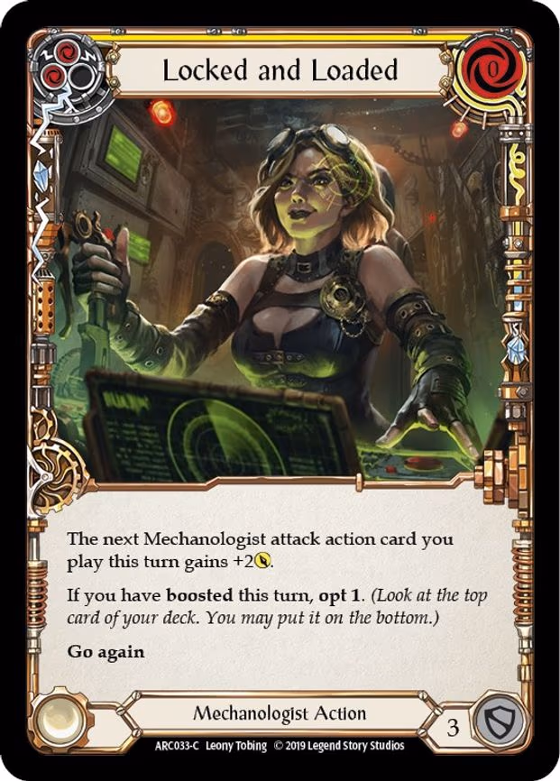 Locked and Loaded (Yellow) - Common (ARC033)