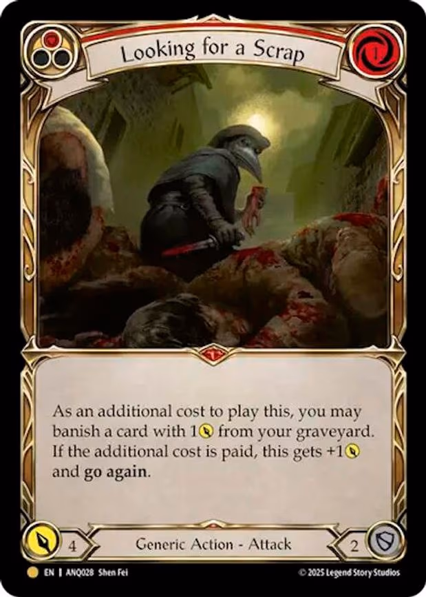 Looking For A Scrap (Red) - Gold (ANQ028)