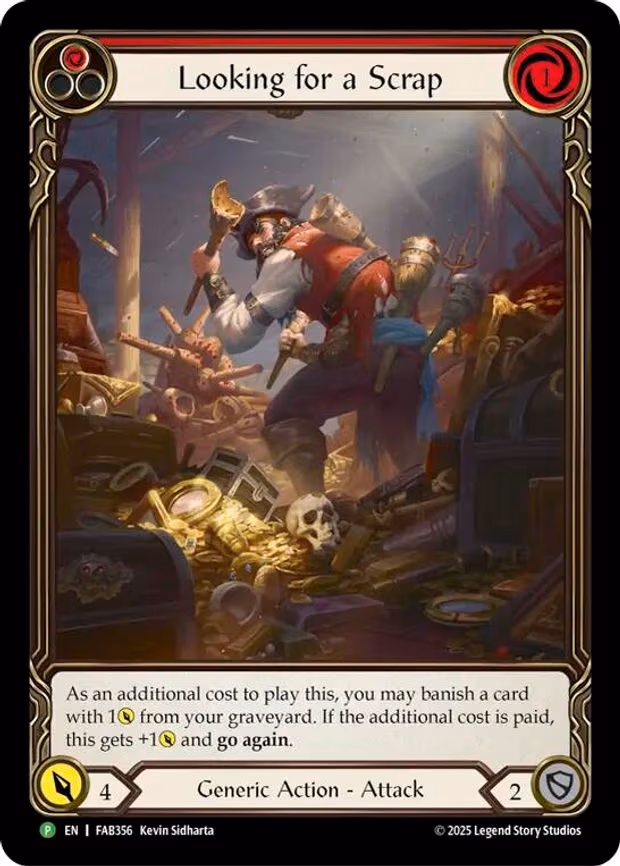 Looking for a Scrap (Red) - Promo (FAB356)