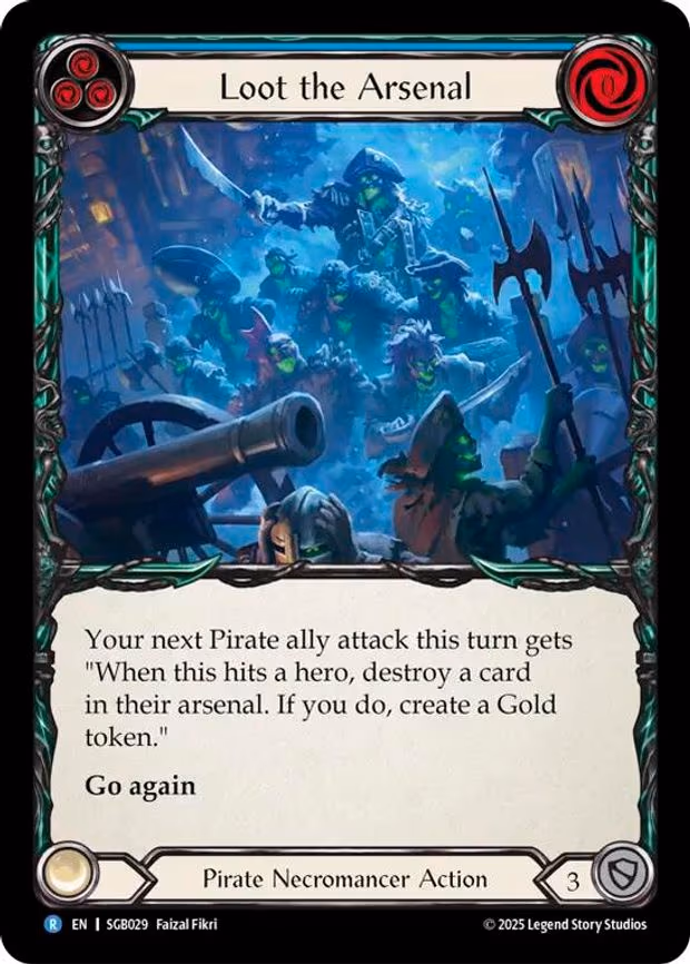 Loot the Arsenal (Blue) - Rare (SGB029)