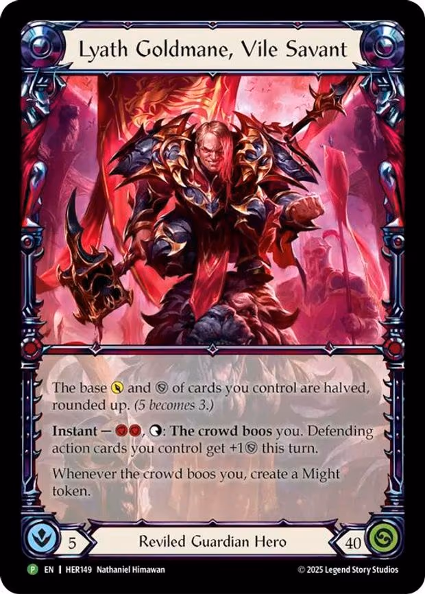 Lyath Goldmane, Vile Savant - Promo (HER149)