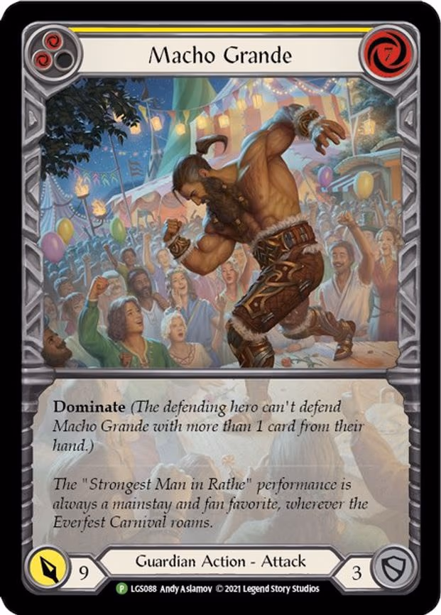 Macho Grande (Yellow) - Promo (LGS088)