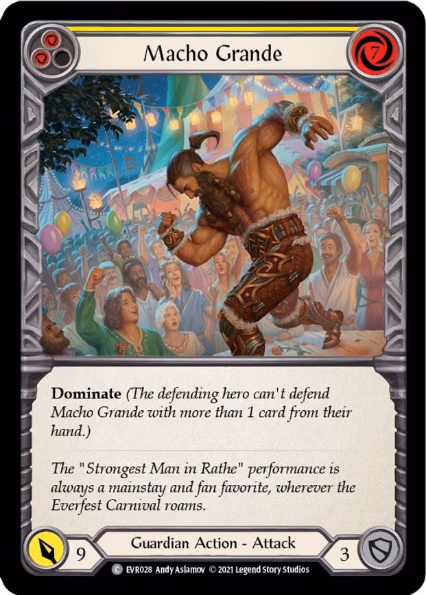 Macho Grande (Yellow) - Common (EVR028)
