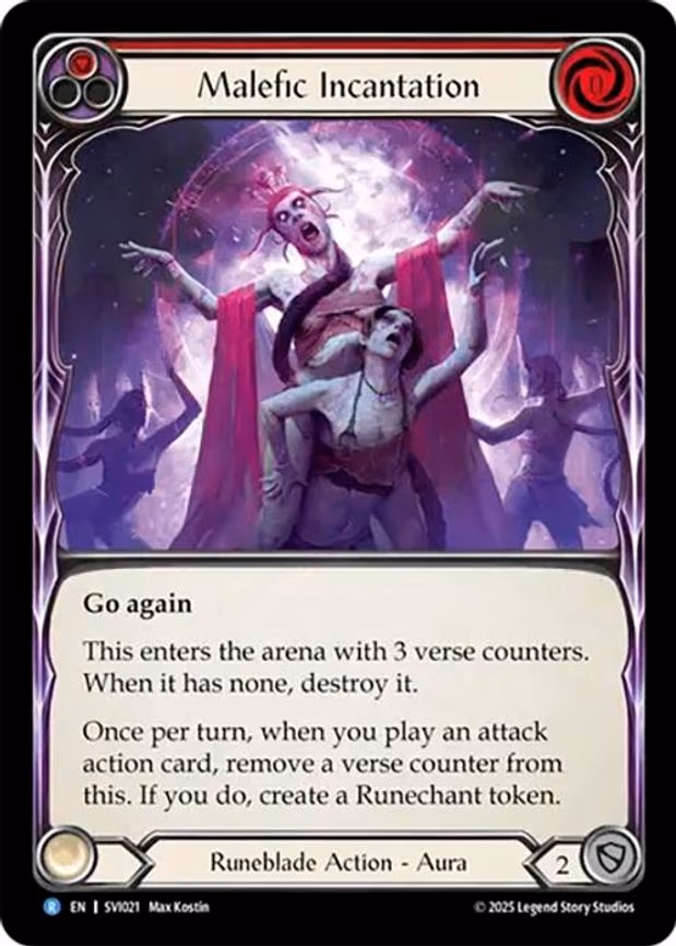 Malefic Incantation (Red)