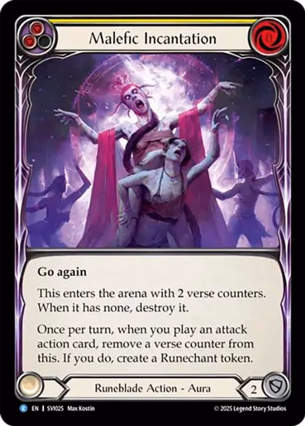 Malefic Incantation (Yellow)