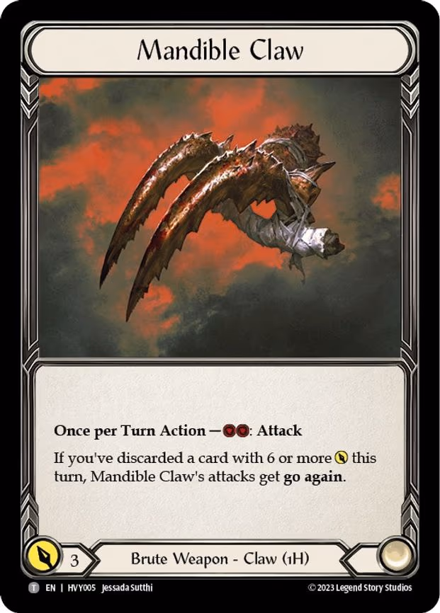 Mandible Claw // Cintari Saber - Token (HVY005 // HVY094)