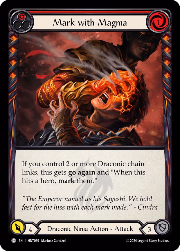 Mark with Magma (Red)
