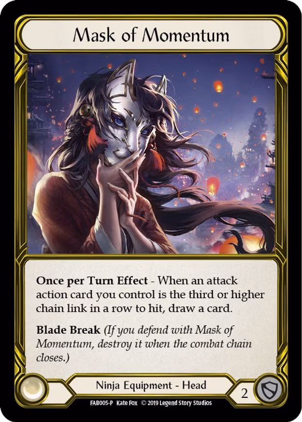 Mask of Momentum (Golden) - Promo (FAB005)