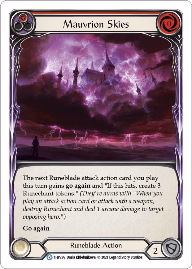 Mauvrion Skies (Red) - Rare (1HP276)