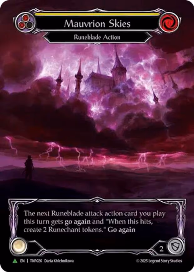 Mauvrion Skies (Yellow) (Marvel) - Promo (TNP026)