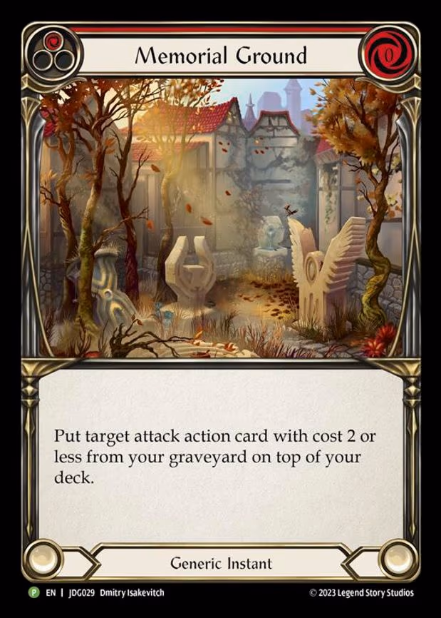 Memorial Ground (Red) - Promo (JDG029)