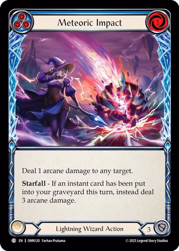 Meteoric Impact (Blue) - Common (OMN120)