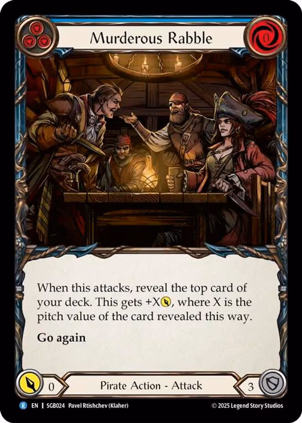Murderous Rabble (Blue) - Rare (SGB024)