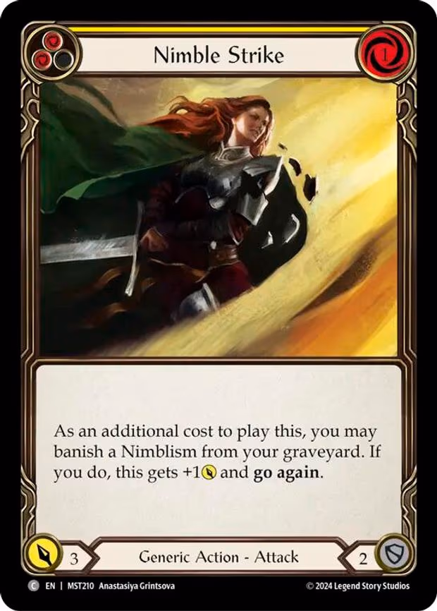 Nimble Strike (Yellow) - Common (MST210)