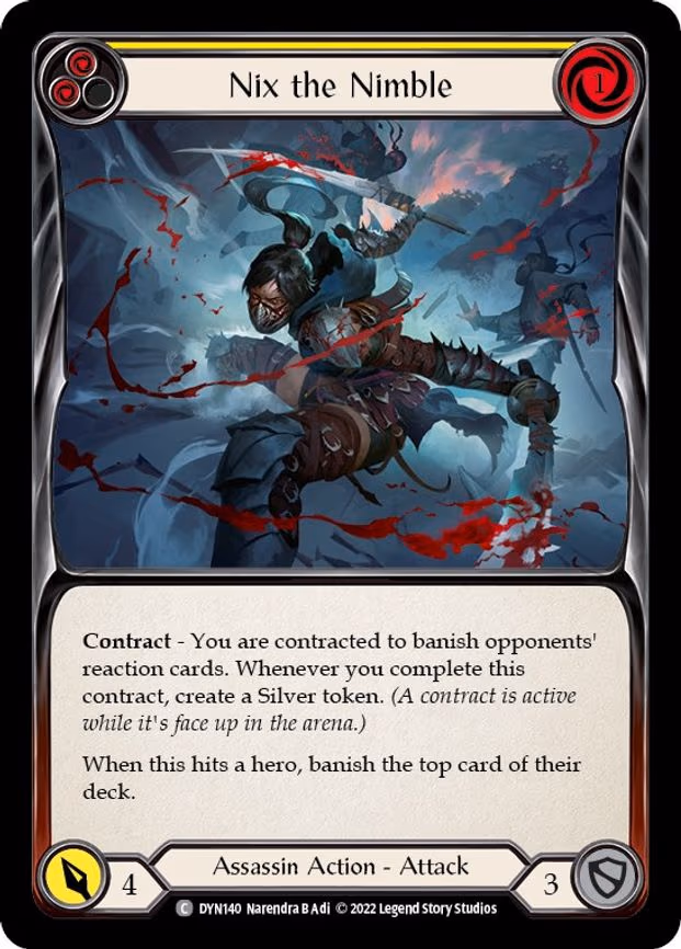 Nix the Nimble (Yellow) - Common (DYN140)
