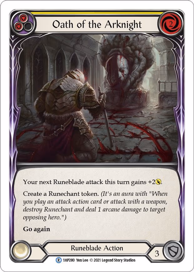 Oath of the Arknight (Yellow) - Rare (1HP280)